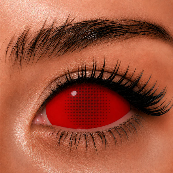 Red Mesh - lentille sclérale cosplay/Halloween ZenKon