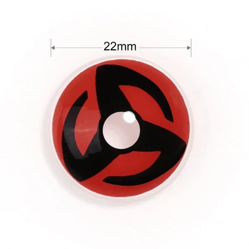 【Scléra】Kakashi Mangekyō Sharingan【Naruto】(1 lentille) - lentilles sclérales cosplay ZenKon - image 3