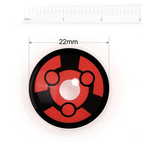 【Scléra】Madara Mangekyō Sharingan【Naruto】(1 lentille) - lentilles sclérales cosplay ZenKon - image 3