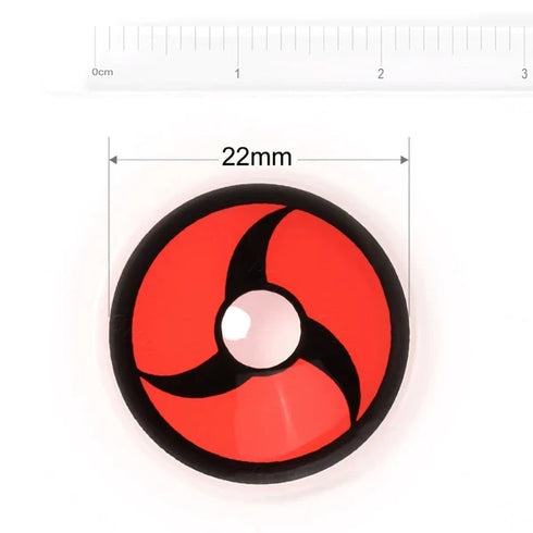 【Scléra】Itachi Mangekyō Sharingan【Naruto】(1 lentille) - lentilles sclérales cosplay ZenKon - image 3