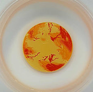 出血ゾンビ 【視界減少】- SFX-EYES 全眼カラコン 特殊カラコン コスプレ ハロウイン オーダーメイド アニメ 漫画 度付き 度入り 度あり