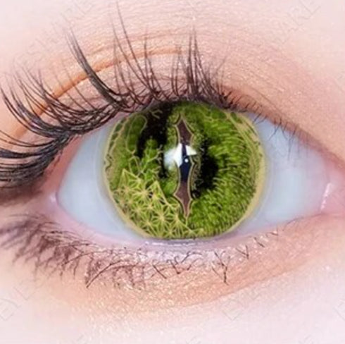 鰐 (ワニ)- SFX-EYES 全眼カラコン 特殊カラコン コスプレ ハロウイン オーダーメイド アニメ 漫画 度付き 度入り 度あり