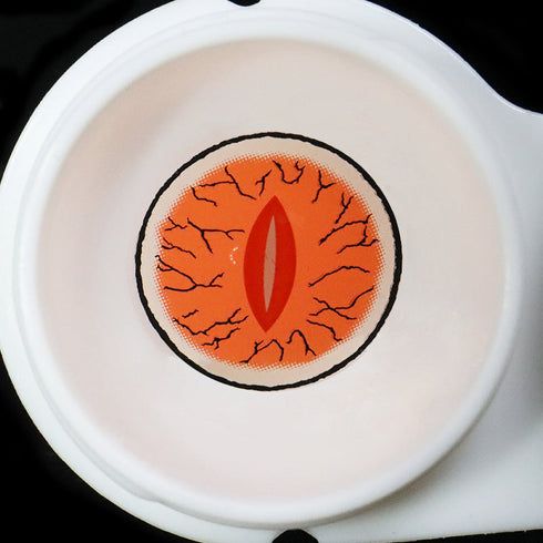 鬼舞辻無惨【鬼滅の刃】【視界減少】- SFX-EYES 全眼カラコン 特殊カラコン コスプレ ハロウイン オーダーメイド アニメ 漫画 度付き 度入り 度あり