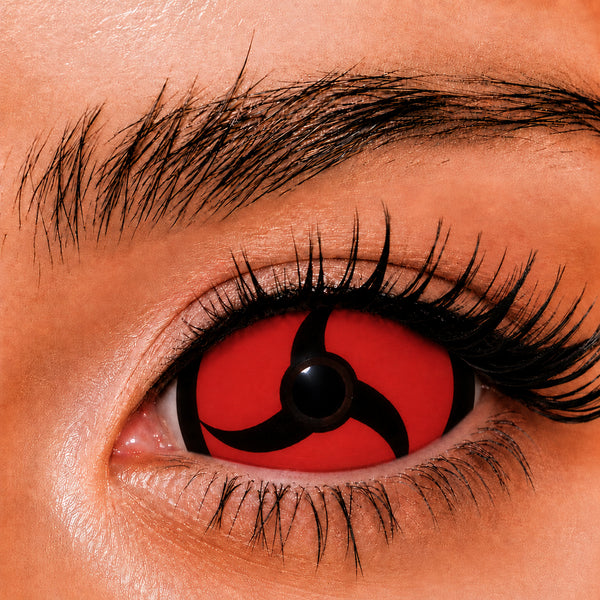 【Scléra】Itachi Mangekyō Sharingan【Naruto】(1 lentille) - lentilles sclérales cosplay ZenKon - image 1