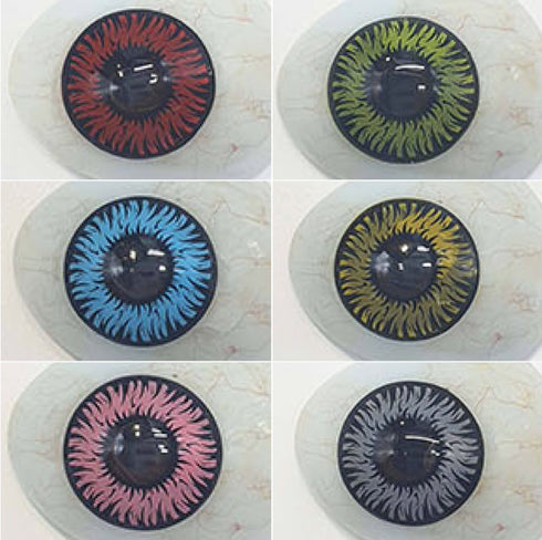 狼 (6種類)- SFX-EYES 全眼カラコン 特殊カラコン コスプレ ハロウイン オーダーメイド アニメ 漫画 度付き 度入り 度あり