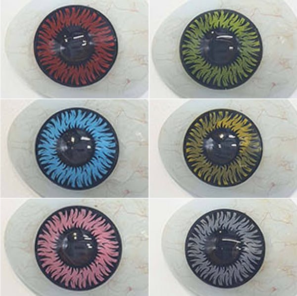 狼 (6種類)- SFX-EYES 全眼カラコン 特殊カラコン コスプレ ハロウイン オーダーメイド アニメ 漫画 度付き 度入り 度あり