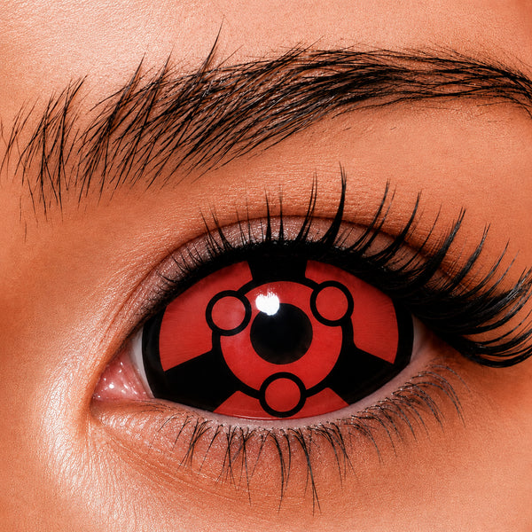 【Scléra】Madara Mangekyō Sharingan【Naruto】(1 lentille) - lentilles sclérales cosplay ZenKon - image 1