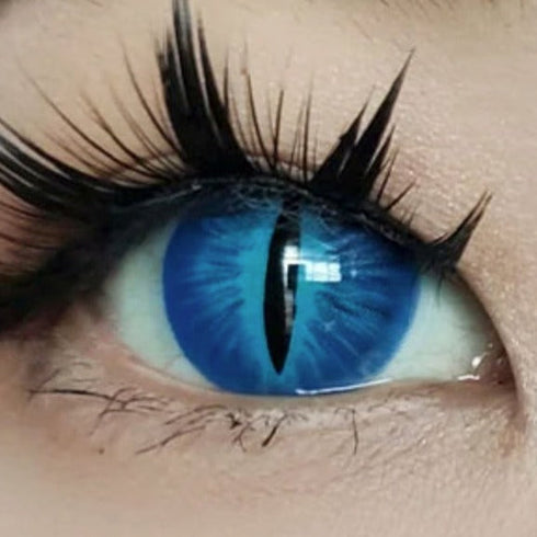 猫/鬼シリーズ (6種類) 【度付き可能】- SFX-EYES 全眼カラコン 特殊カラコン コスプレ ハロウイン オーダーメイド アニメ 漫画 度付き 度入り 度あり