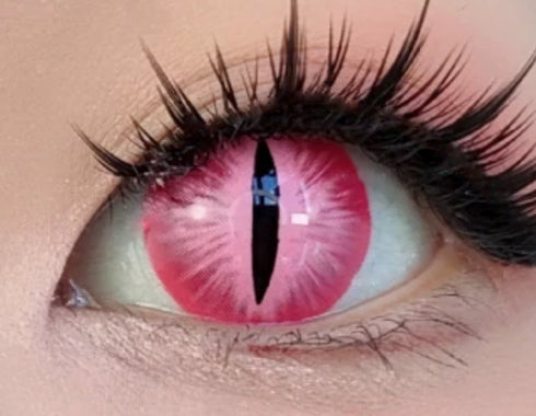 猫/鬼シリーズ (6種類) 【度付き可能】- SFX-EYES 全眼カラコン 特殊カラコン コスプレ ハロウイン オーダーメイド アニメ 漫画 度付き 度入り 度あり