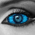 【全眼】青いエルフ- SFX-EYES 全眼カラコン 特殊カラコン コスプレ ハロウイン オーダーメイド アニメ 漫画 度付き 度入り 度あり