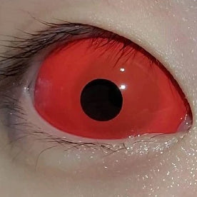 【全眼】レッド V1- SFX-EYES 全眼カラコン 特殊カラコン コスプレ ハロウイン オーダーメイド アニメ 漫画 度付き 度入り 度あり