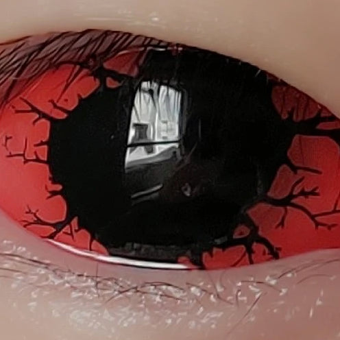 【全眼】レッドレージ- SFX-EYES 全眼カラコン 特殊カラコン コスプレ ハロウイン オーダーメイド アニメ 漫画 度付き 度入り 度あり