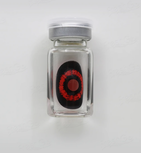 【全眼】レッドショック- SFX-EYES 全眼カラコン 特殊カラコン コスプレ ハロウイン オーダーメイド アニメ 漫画 度付き 度入り 度あり