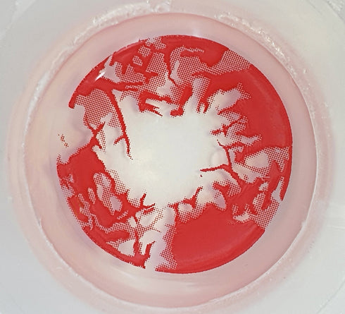 【全眼】ゾンビ 4【視界減少】- SFX-EYES 全眼カラコン 特殊カラコン コスプレ ハロウイン オーダーメイド アニメ 漫画 度付き 度入り 度あり