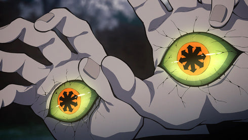 矢琶羽 【鬼滅の刃】- SFX-EYES 全眼カラコン 特殊カラコン コスプレ ハロウイン オーダーメイド アニメ 漫画 度付き 度入り 度あり