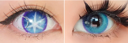 推しの子(V1) (3種類)【度付き可能】- SFX-EYES 全眼カラコン 特殊カラコン コスプレ ハロウイン オーダーメイド アニメ 漫画 度付き 度入り 度あり