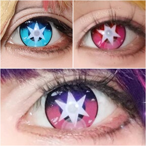 推しの子(V3) (3種類)【一枚入り】- SFX-EYES 全眼カラコン 特殊カラコン コスプレ ハロウイン オーダーメイド アニメ 漫画 度付き 度入り 度あり