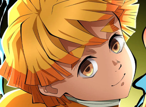 我妻善逸 【鬼滅の刃】- SFX-EYES 全眼カラコン 特殊カラコン コスプレ ハロウイン オーダーメイド アニメ 漫画 度付き 度入り 度あり