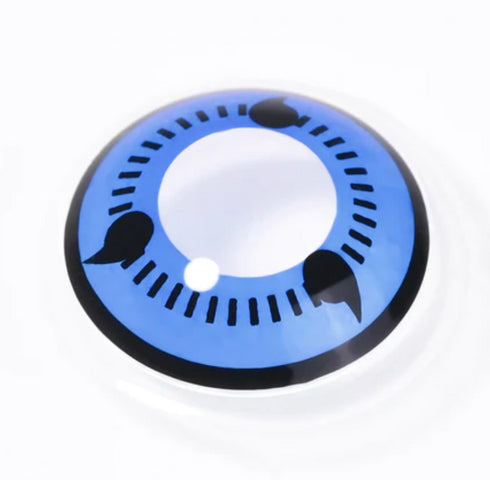 写輪眼 (青)【ナルト】- SFX-EYES 全眼カラコン 特殊カラコン コスプレ ハロウイン オーダーメイド アニメ 漫画 度付き 度入り 度あり