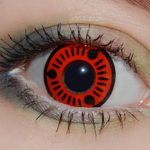 写輪眼 (うちはイタチ) 【ナルト】- SFX-EYES 全眼カラコン 特殊カラコン コスプレ ハロウイン オーダーメイド アニメ 漫画 度付き 度入り 度あり