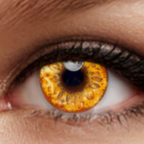 Yellow Burst - lentille de couleur アニメ&漫画 cosplay/Halloween ZenKon