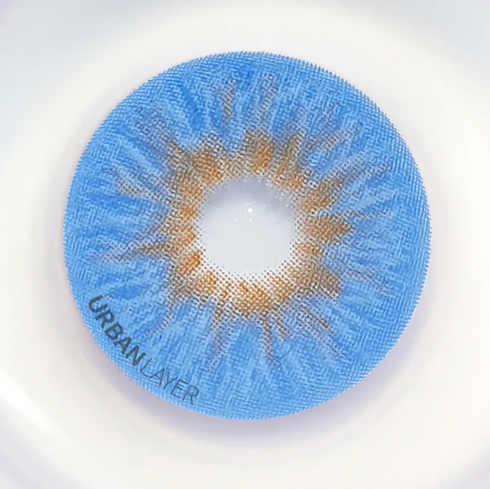 Avatar - lentille de couleur cosplay/Halloween ZenKon (coloris Bleu)