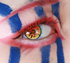 Akaza - lentille de couleur Demon Slayer cosplay/Halloween ZenKon (vue 1)