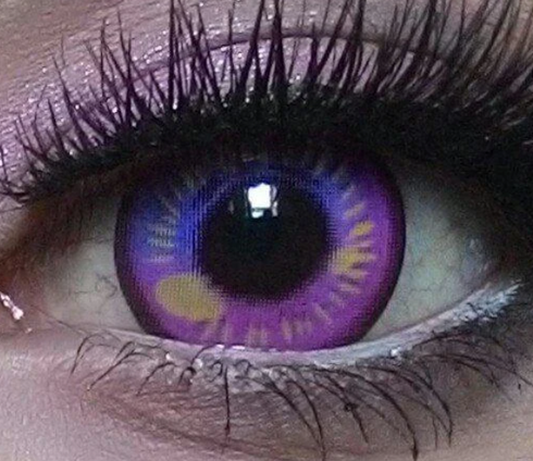 Anime - lentille de couleur アニメ&漫画 cosplay/Halloween ZenKon (coloris Violet)