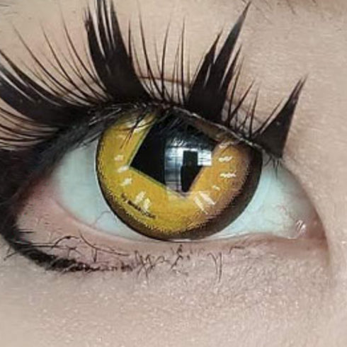 アニメ・ダイアモンド- SFX-EYES 全眼カラコン 特殊カラコン コスプレ ハロウイン オーダーメイド アニメ 漫画 度付き 度入り 度あり