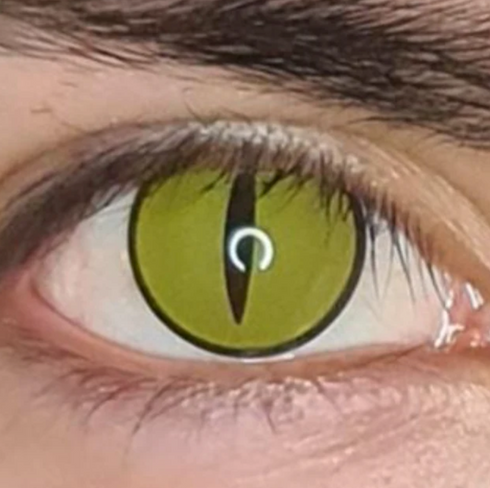Beast Series - lentille de couleur Miss Kobayashi's Dragon Maid cosplay/Halloween ZenKon (coloris Jaune)