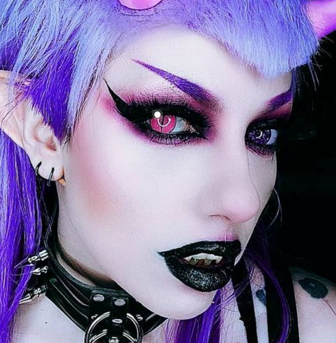 ビーストシリーズ(4種類) 【少し視界減少】【度付き可能】- SFX-EYES 全眼カラコン 特殊カラコン コスプレ ハロウイン オーダーメイド アニメ 漫画 度付き 度入り 度あり