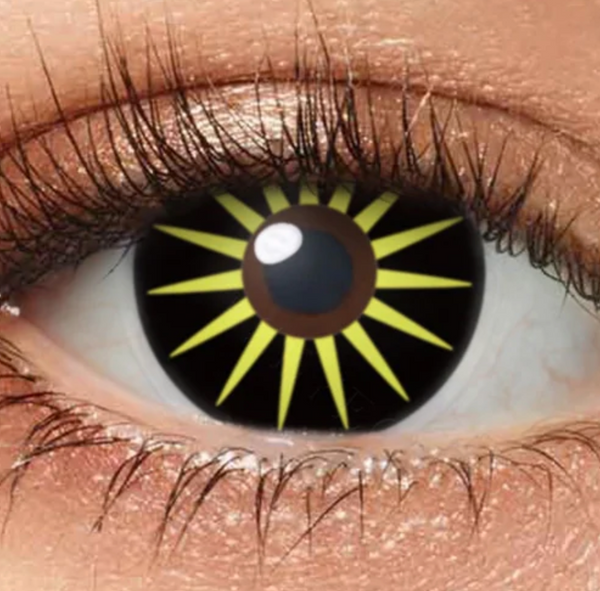 Black Sun - lentille de couleur ホラー&ゾンビ cosplay/Halloween ZenKon