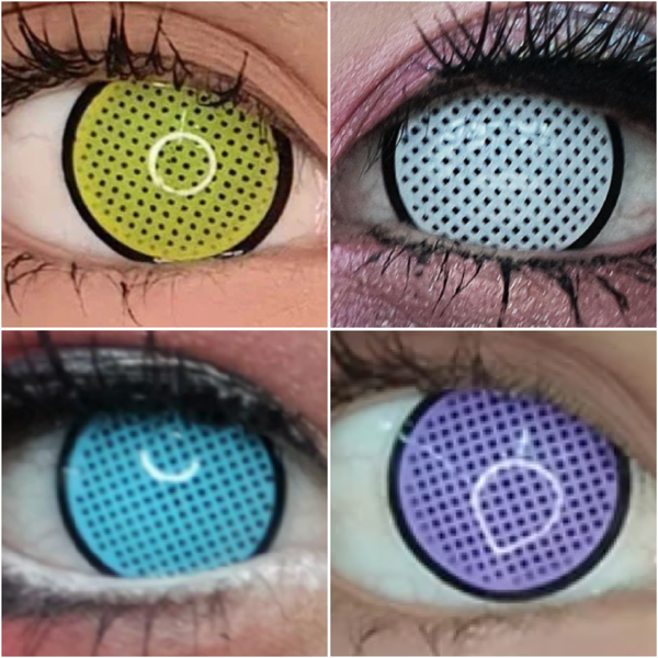 Border Mesh / Rayne Ames - MASHLE - lentille de couleur Demon Slayer cosplay/Halloween ZenKon