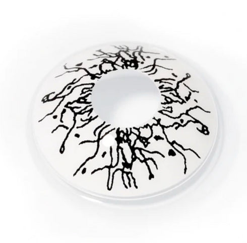 ブラック・感染- SFX-EYES 全眼カラコン 特殊カラコン コスプレ ハロウイン オーダーメイド アニメ 漫画 度付き 度入り 度あり