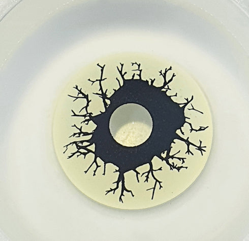 ブラックレージ- SFX-EYES 全眼カラコン 特殊カラコン コスプレ ハロウイン オーダーメイド アニメ 漫画 度付き 度入り 度あり