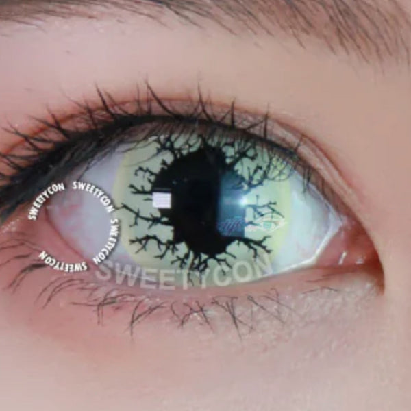 ブラックレージ- SFX-EYES 全眼カラコン 特殊カラコン コスプレ ハロウイン オーダーメイド アニメ 漫画 度付き 度入り 度あり