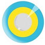 ブルー人形- SFX-EYES 全眼カラコン 特殊カラコン コスプレ ハロウイン オーダーメイド アニメ 漫画 度付き 度入り 度あり