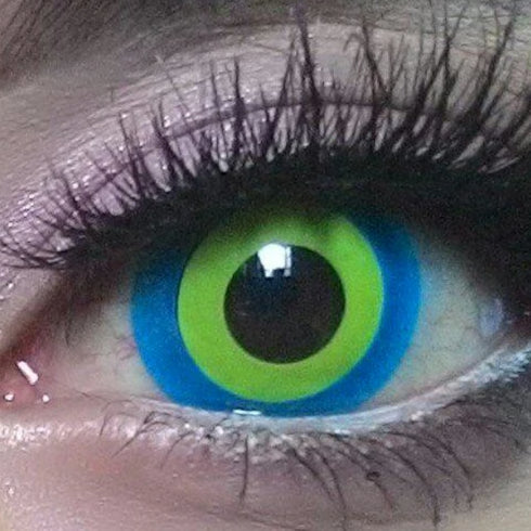 ブルー人形- SFX-EYES 全眼カラコン 特殊カラコン コスプレ ハロウイン オーダーメイド アニメ 漫画 度付き 度入り 度あり