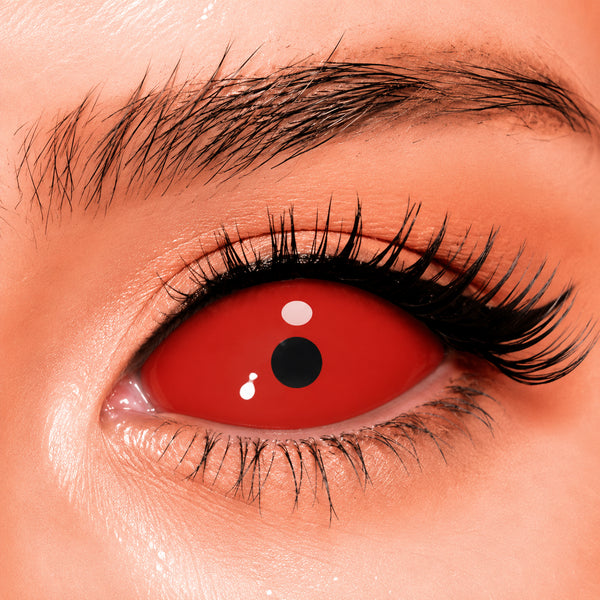 【Sclera】Red V2 (small pupil)
