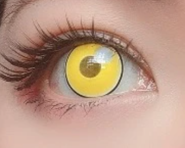 Cloud Anime - lentille de couleur Demon Slayer cosplay/Halloween ZenKon (coloris Jaune)