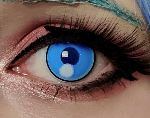 Cloud Anime - lentille de couleur Demon Slayer cosplay/Halloween ZenKon (coloris Bleu)
