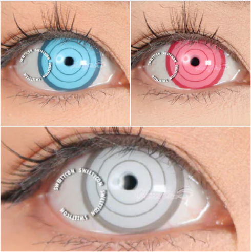 Crazy Rings - lentille de couleur Danganronpa cosplay/Halloween ZenKon