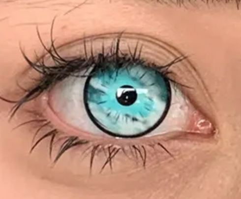 Curse Blue - lentille de couleur Jujutsu Kaisen cosplay/Halloween ZenKon