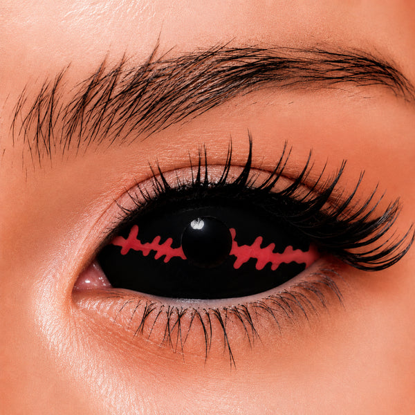 【Scléra】Red Stitch - lentilles sclérales cosplay ZenKon - image 1