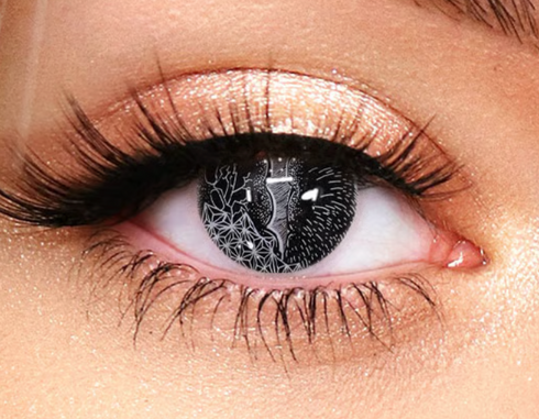 Dark Sparkle - lentille de couleur cosplay/Halloween ZenKon