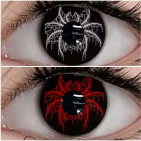 Dark Spider - lentille de couleur ダーク cosplay/Halloween ZenKon