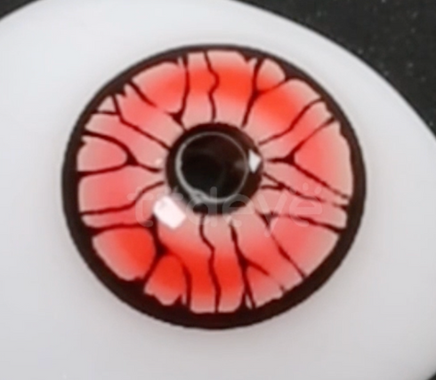 Dralys - lentille de couleur cosplay/Halloween ZenKon (coloris Rouge)