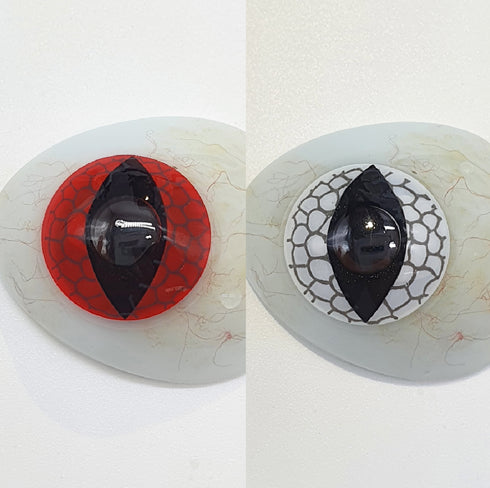 ドラゴン (2種類)- SFX-EYES 全眼カラコン 特殊カラコン コスプレ ハロウイン オーダーメイド アニメ 漫画 度付き 度入り 度あり