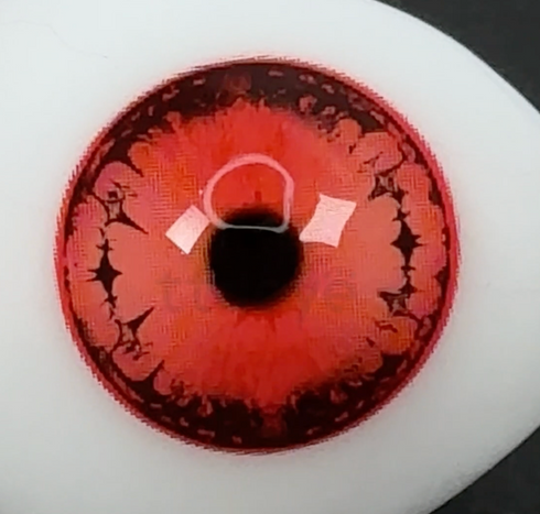 Exynt - lentille de couleur cosplay/Halloween ZenKon (coloris Rouge)