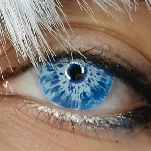 Gojo Satoru V1 - lentille de couleur Jujutsu Kaisen cosplay/Halloween ZenKon
